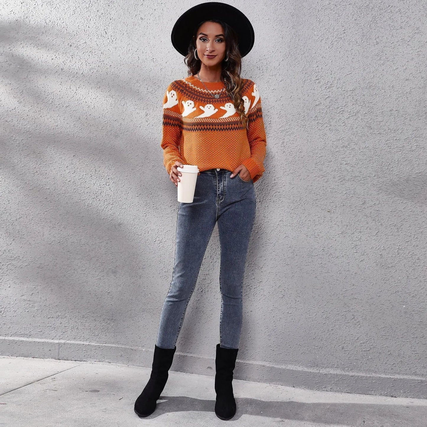 Strickpullover Mit Stylischem Design