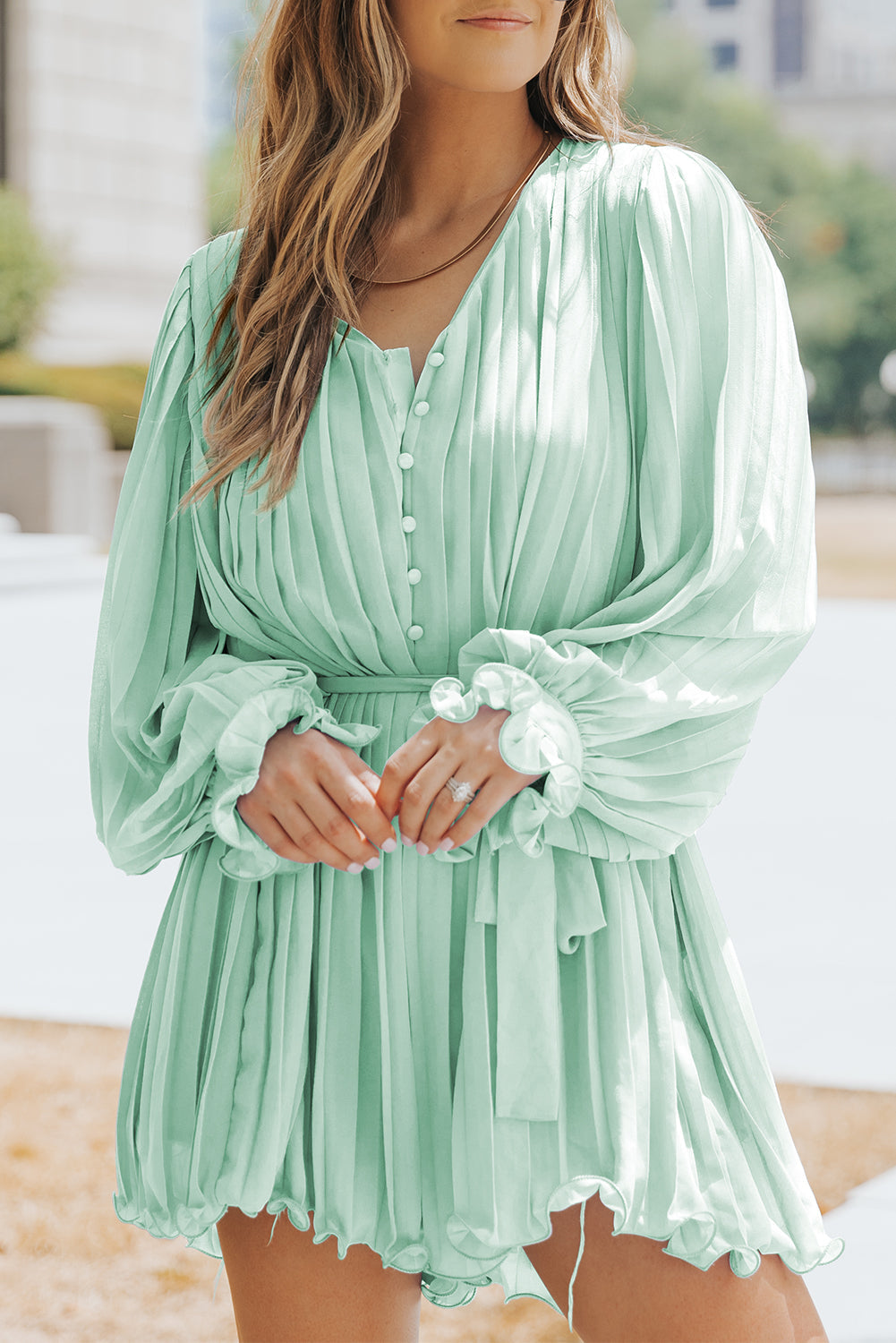 Stylischer Jumpsuit Mit Plissee-Detail