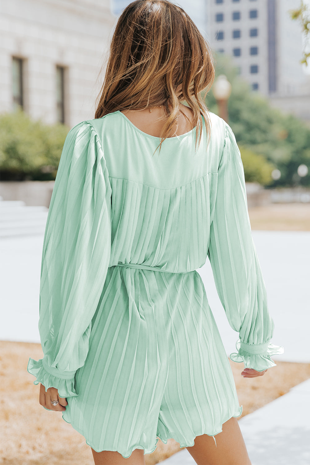 Stylischer Jumpsuit Mit Plissee-Detail