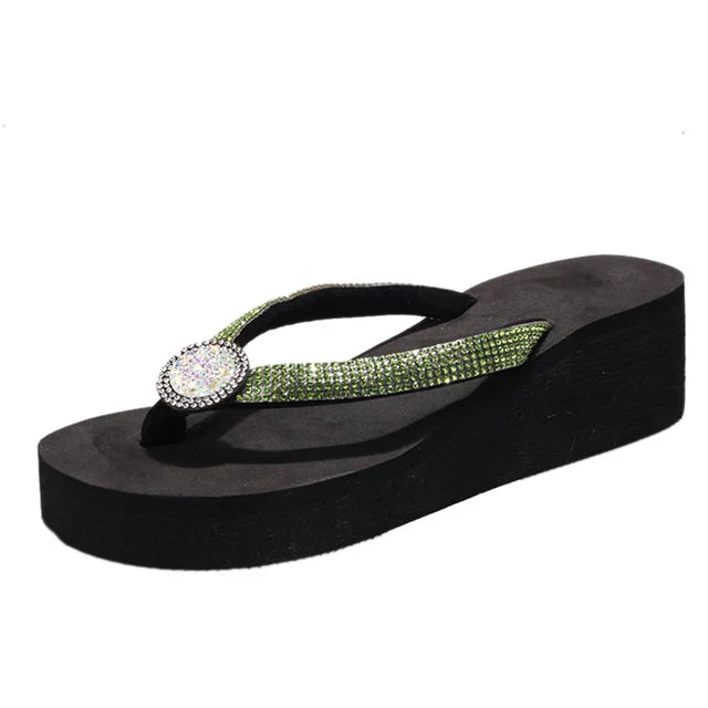 Strandpantoffeln Mit Keilabsatz – Sommerliche Eleganz
