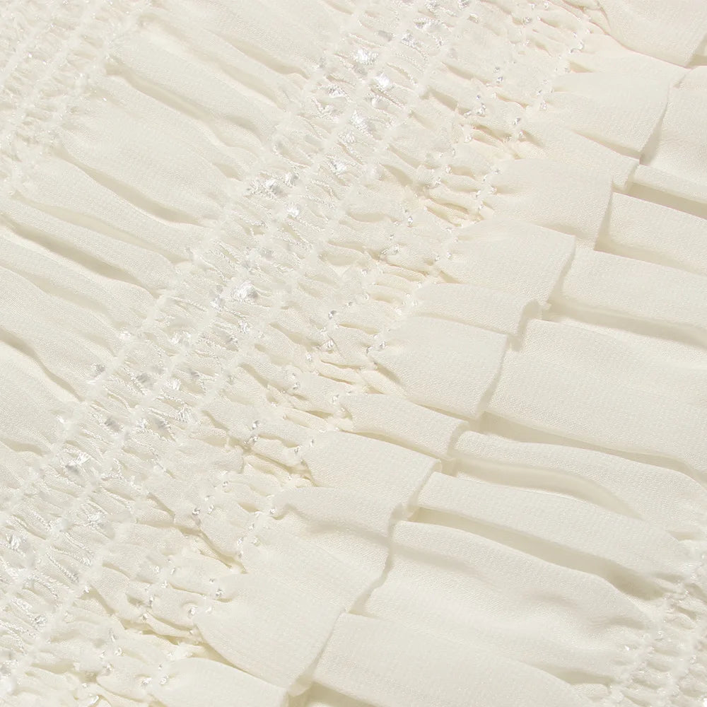 Maxi-Slipkleid Mit Plissierung
