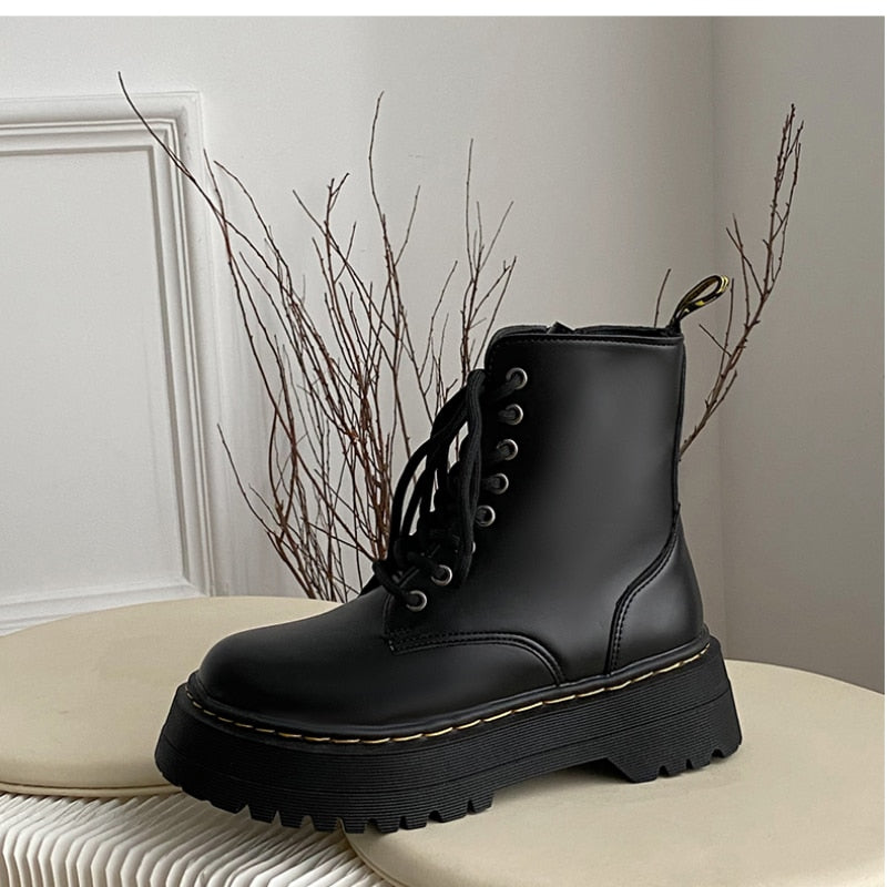 Plateaustiefel Für Damen