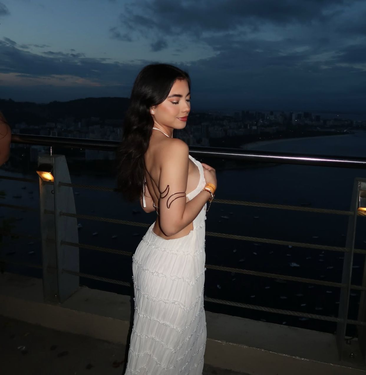 Stilvolles Neckholder-Kleid, Lang, Rückenfrei, Ärmellos, Lässig, Sommer-Strandkleid