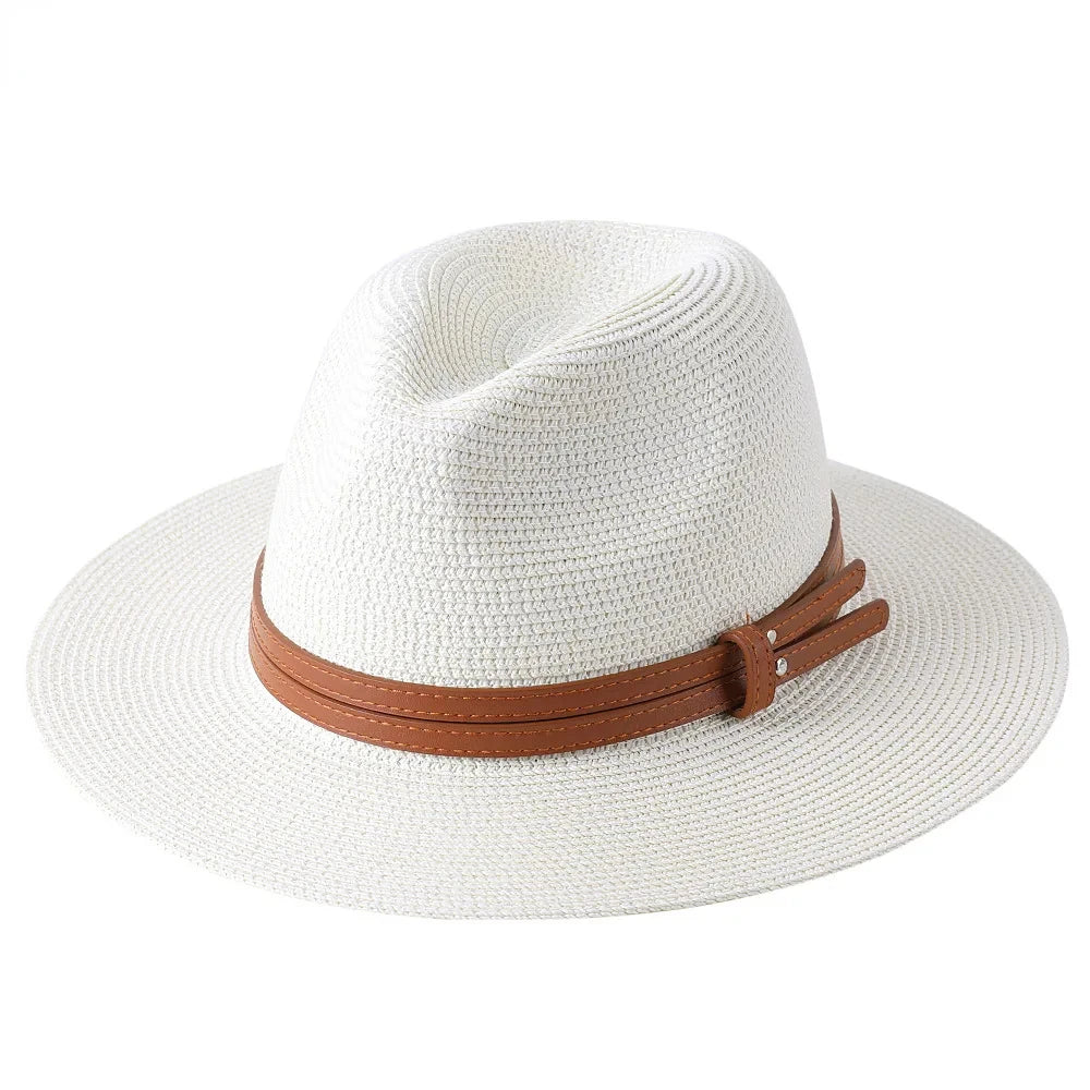 56–60 Cm Breiter Krempe, Sonnenschutz, Stroh-Strandhut Für Den Sommer