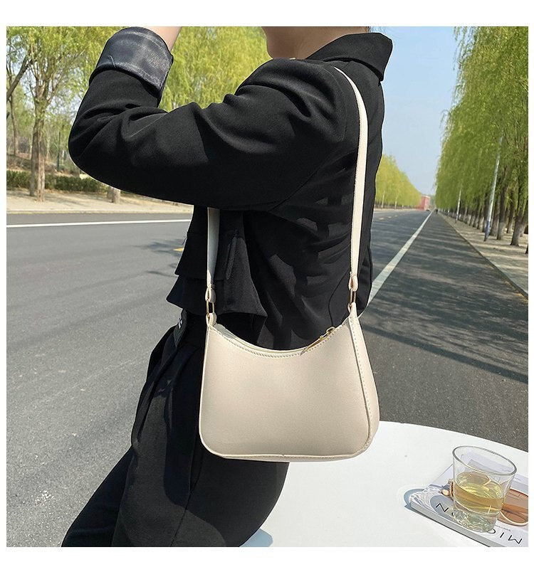 Eine Zeitlos Stilvolle Lederhandtasche