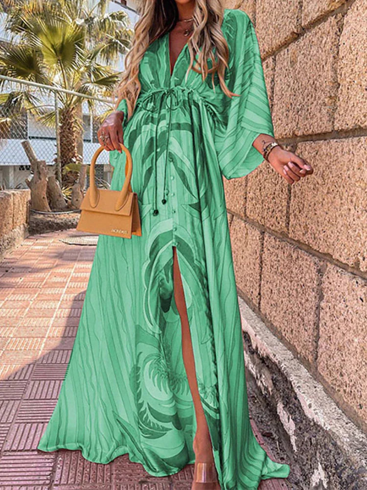 Stilvolles Bedrucktes Strandkleid