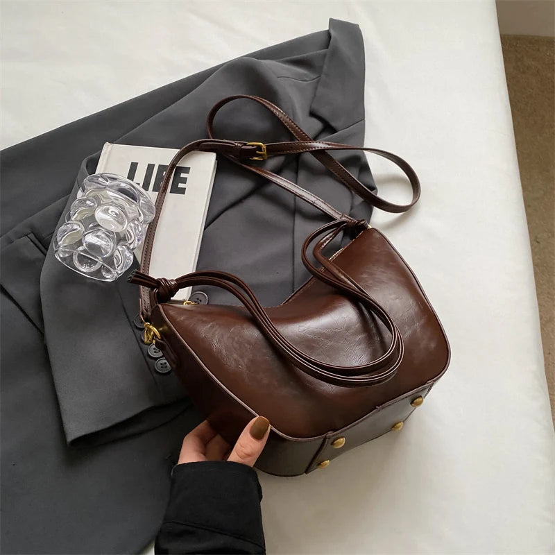 Elegante Designertasche Aus Leder