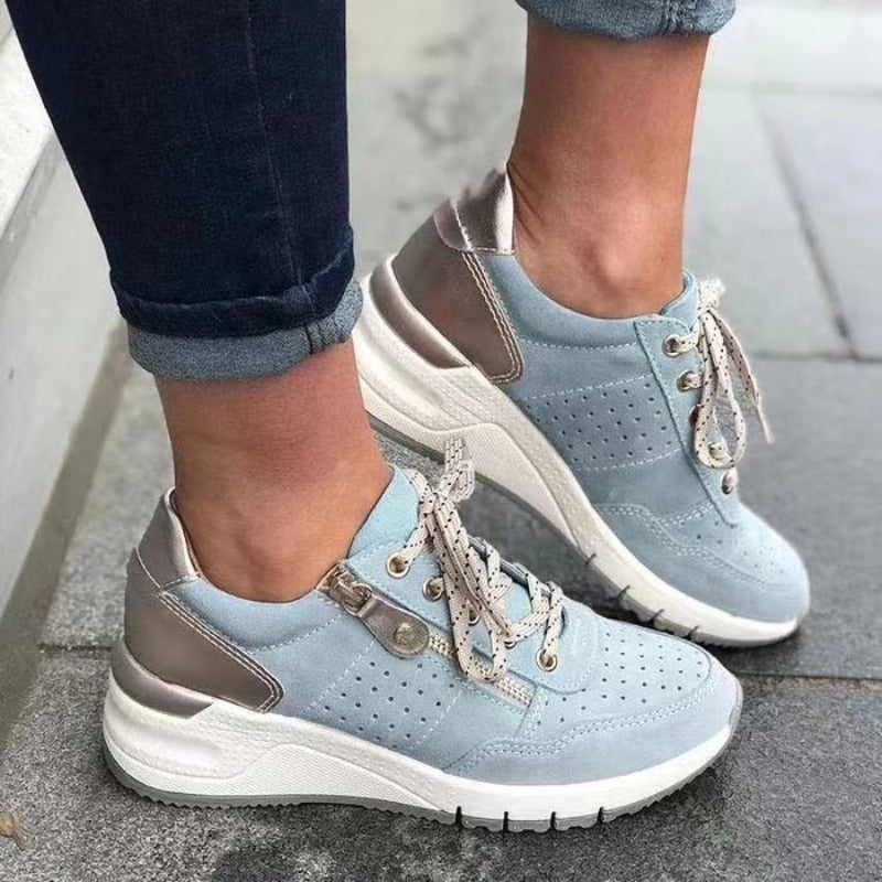 Schnür-Sneakers Für Damen