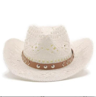 Retro Sommer Strand Stroh Cowboyhut