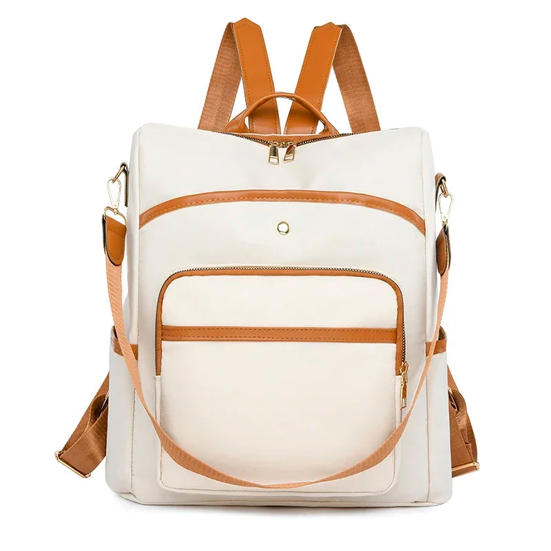 Reiserucksack Damen Nylon Wasserdichter Laptop-Rucksack