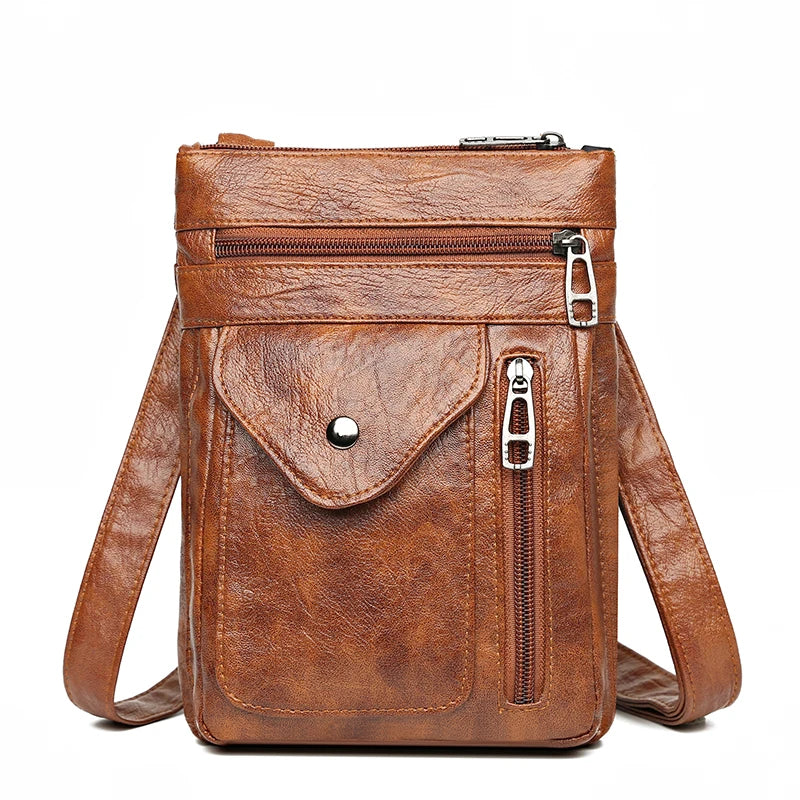 Damen Designer Handtasche Vintage Crossbody Telefon Schultertasche
