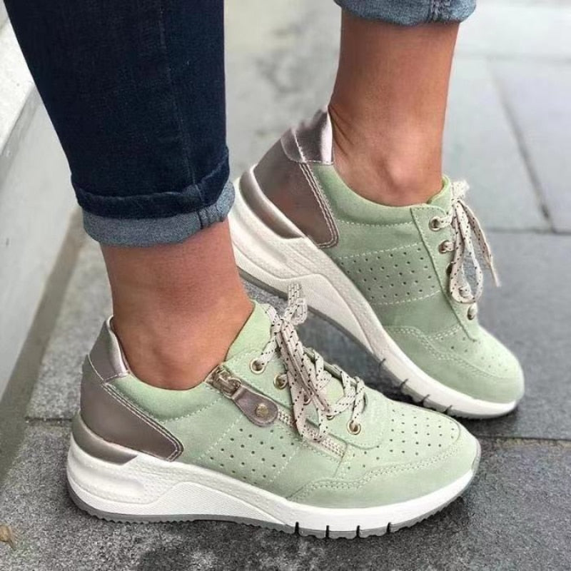 Schnür-Sneakers Für Damen