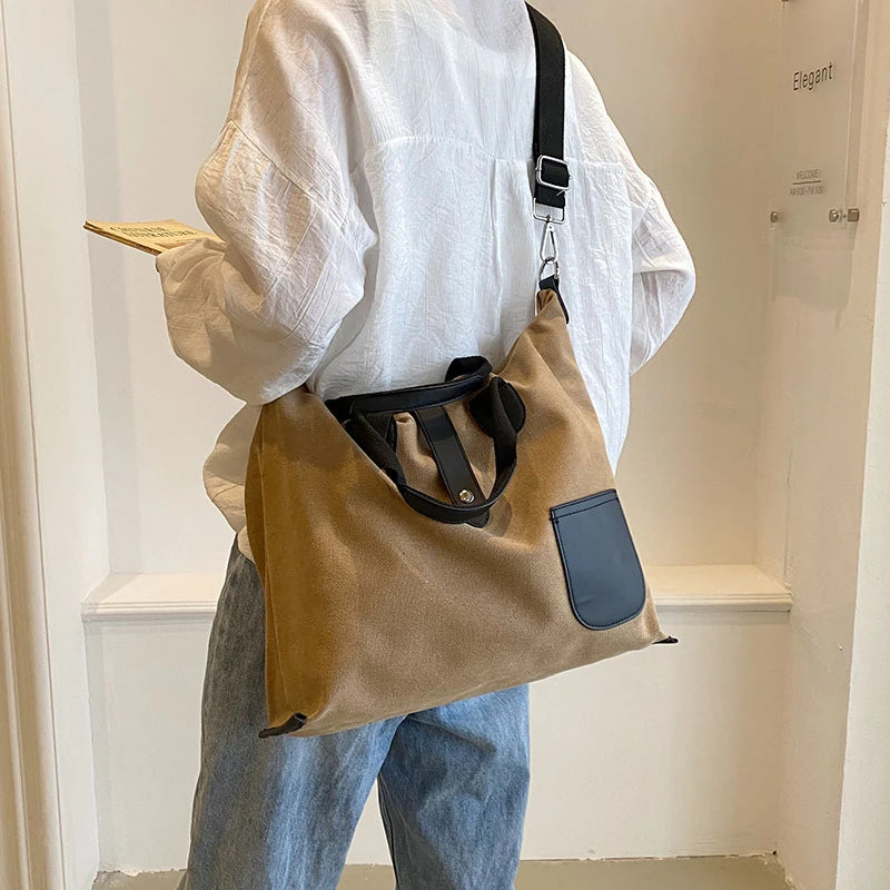 Canvas-Tasche Mit Großem Fassungsvermögen Für Damen