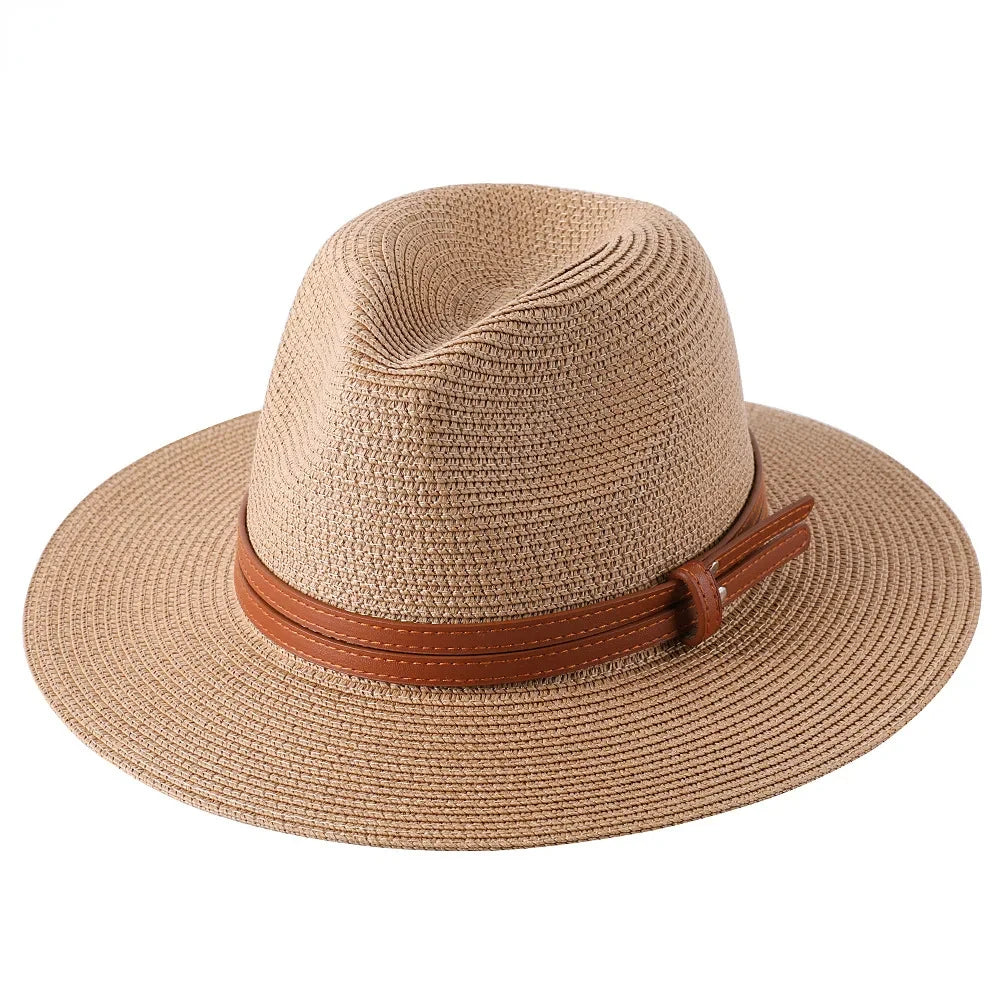 56–60 Cm Breiter Krempe, Sonnenschutz, Stroh-Strandhut Für Den Sommer