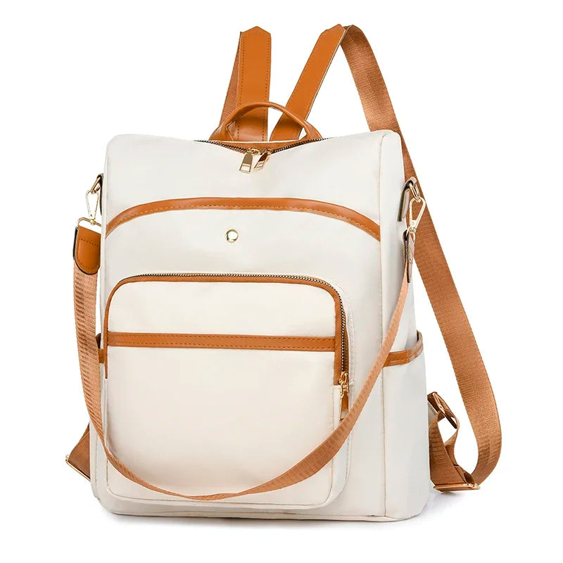 Reiserucksack Damen Nylon Wasserdichter Laptop-Rucksack