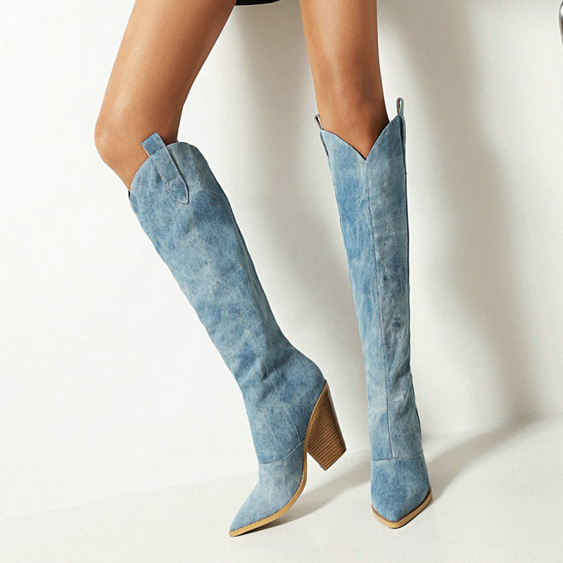 Elegante Overknee-Stiefel