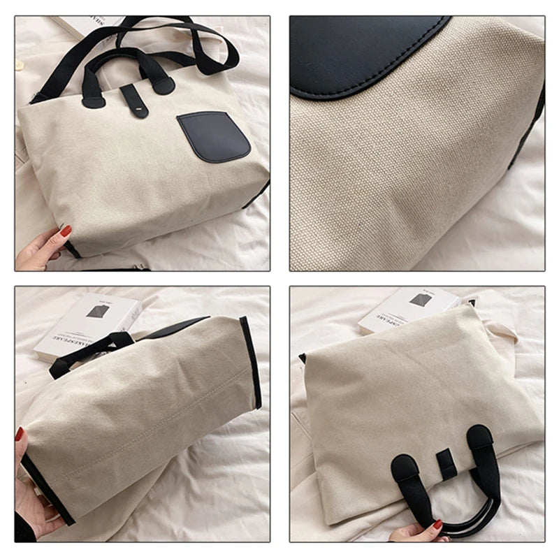 Canvas-Tasche Mit Großem Fassungsvermögen Für Damen
