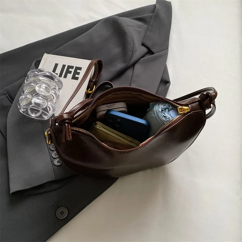 Elegante Designertasche Aus Leder