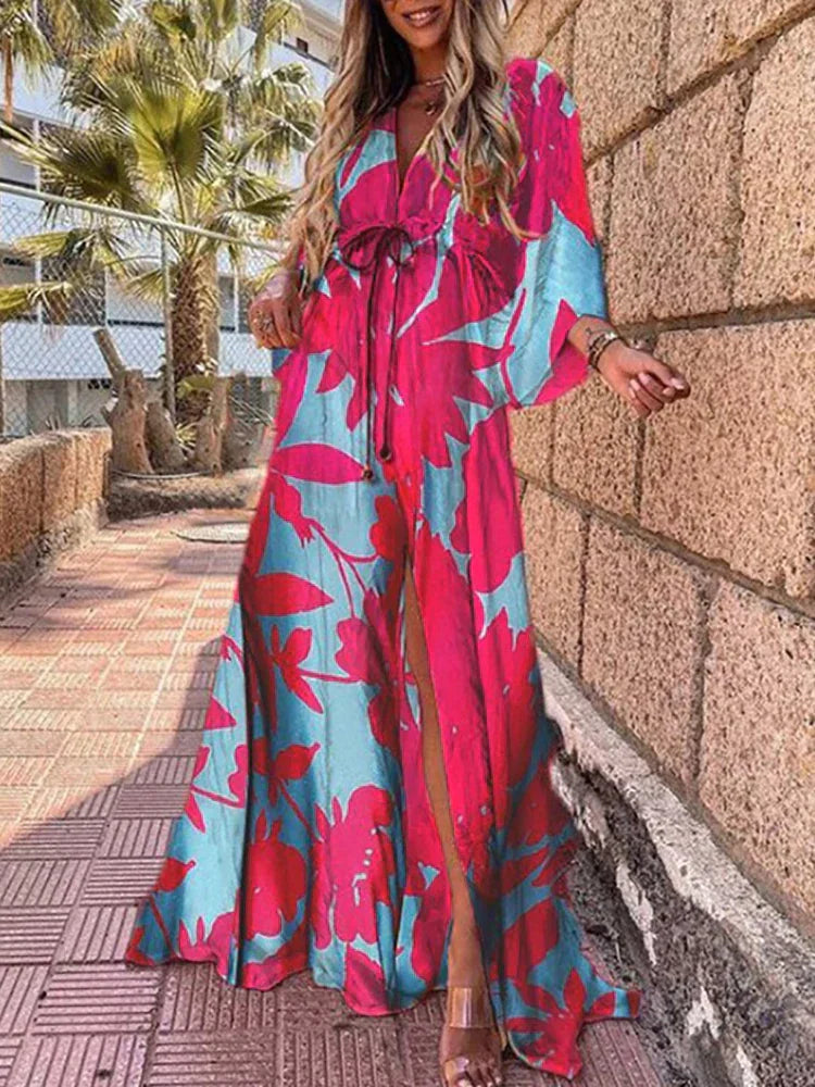 Stilvolles Bedrucktes Strandkleid
