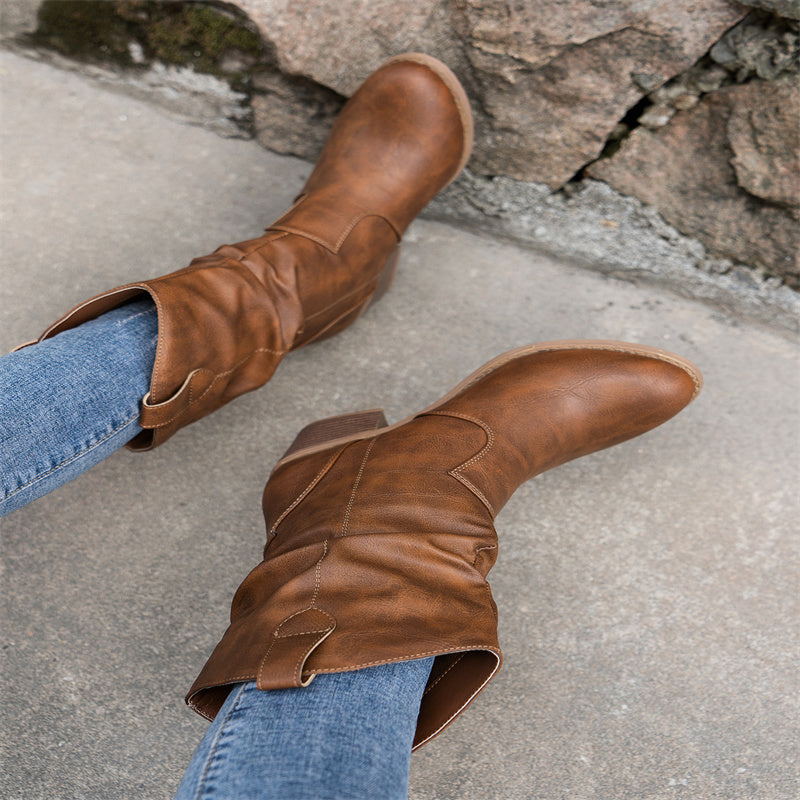 Stilvolles Design, Niedrige Stiefel