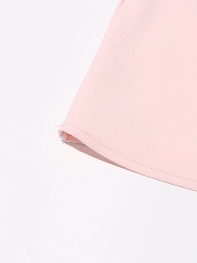 Midikleid Mit Schleife Und Kristalldetail