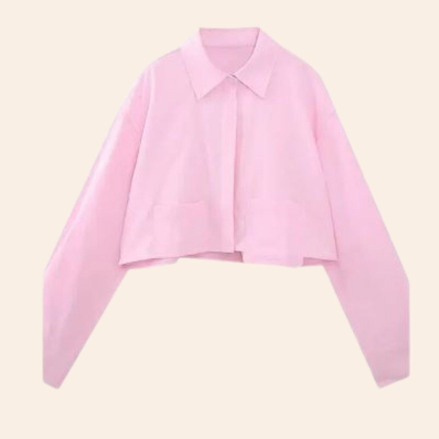 Stilvolles Design Crop Bluse