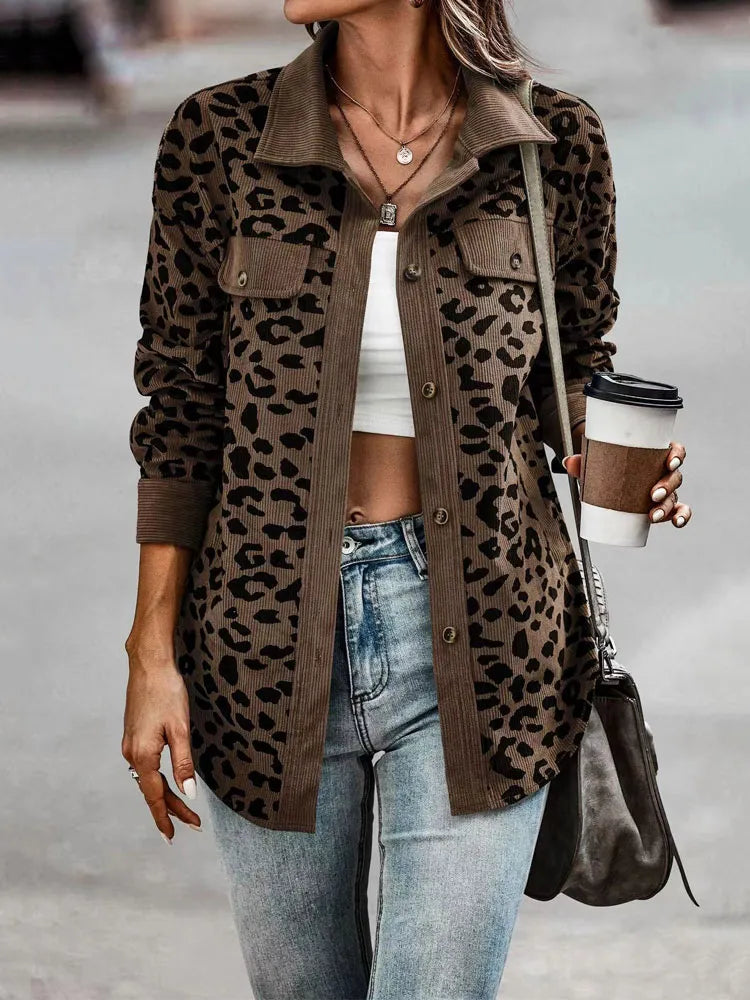 Elegante Gemusterte Jacke