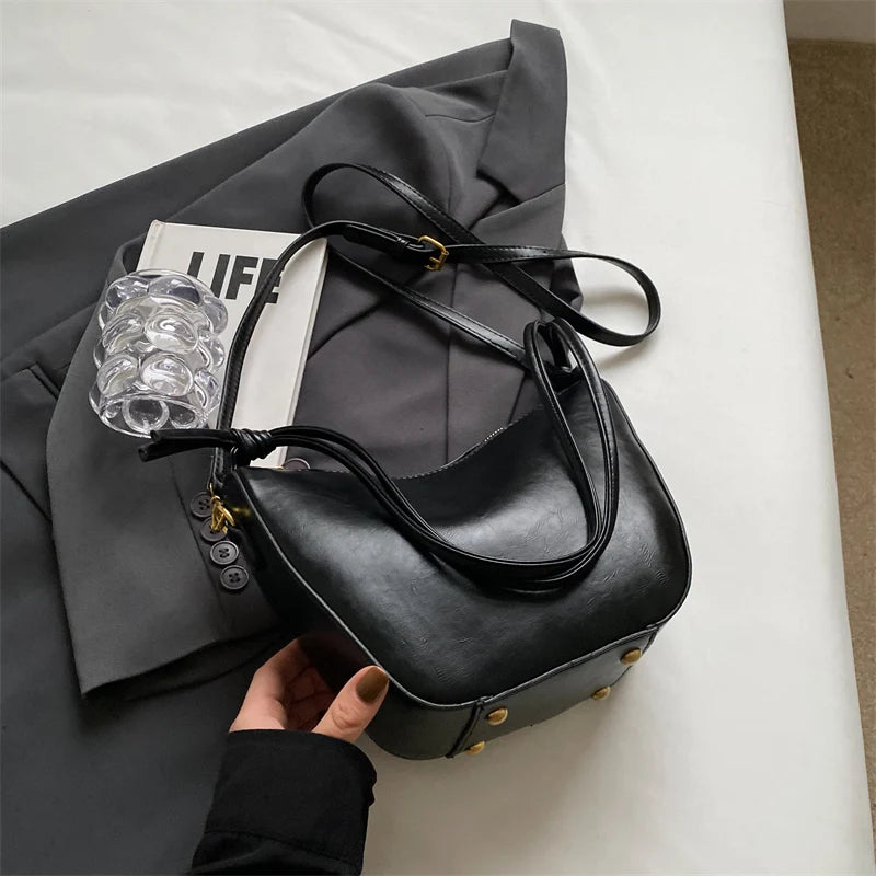 Elegante Designertasche Aus Leder