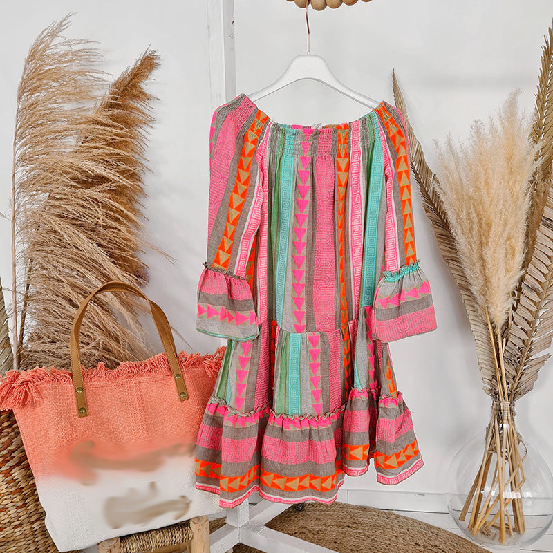 Trägerloses Sommerkleid