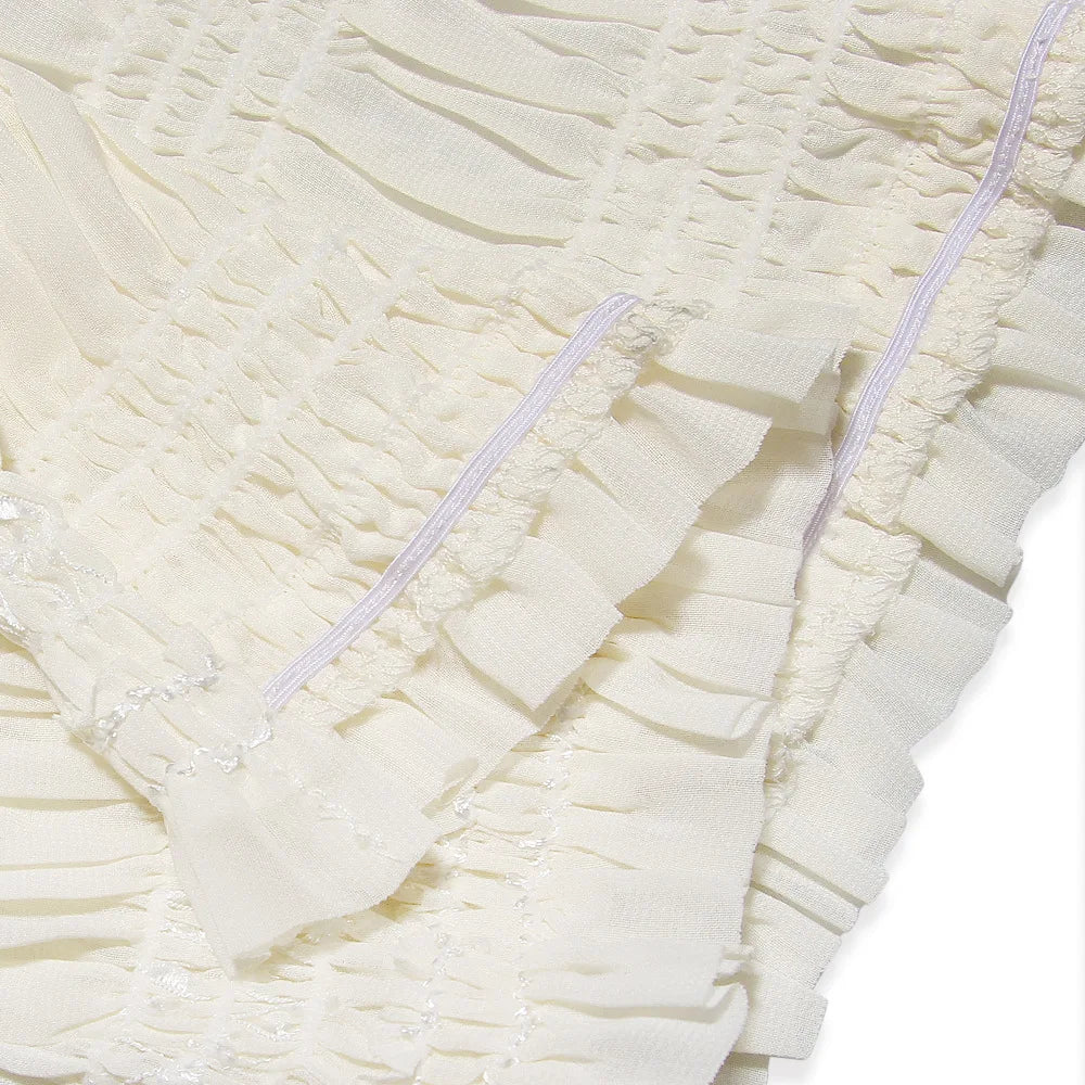 Maxi-Slipkleid Mit Plissierung
