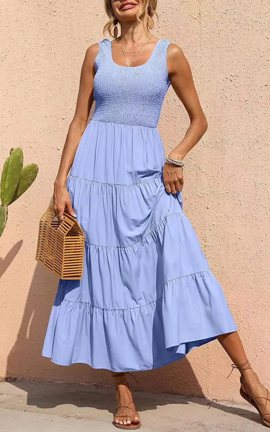 Fließendes Maxikleid İn A-Linie