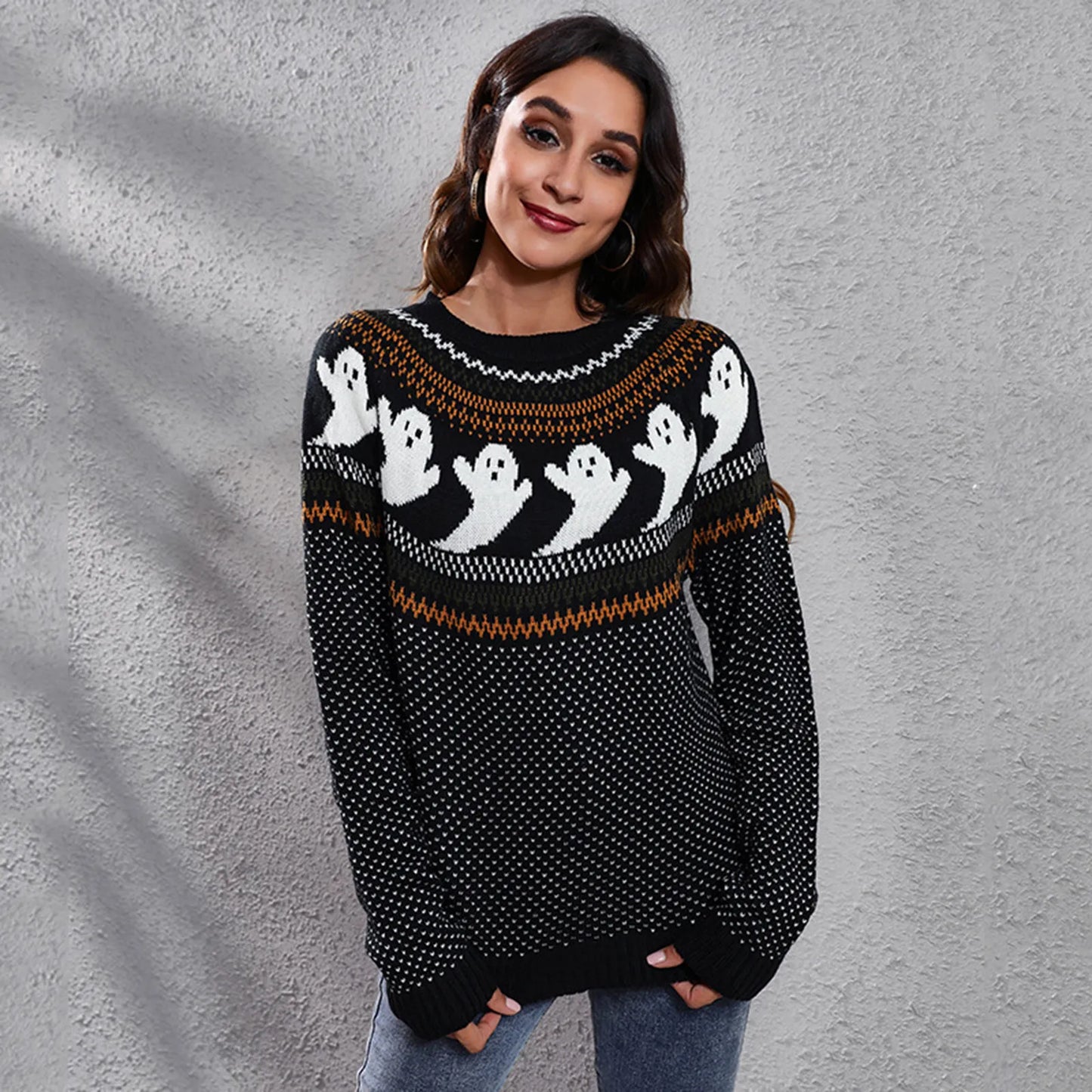 Strickpullover Mit Stylischem Design