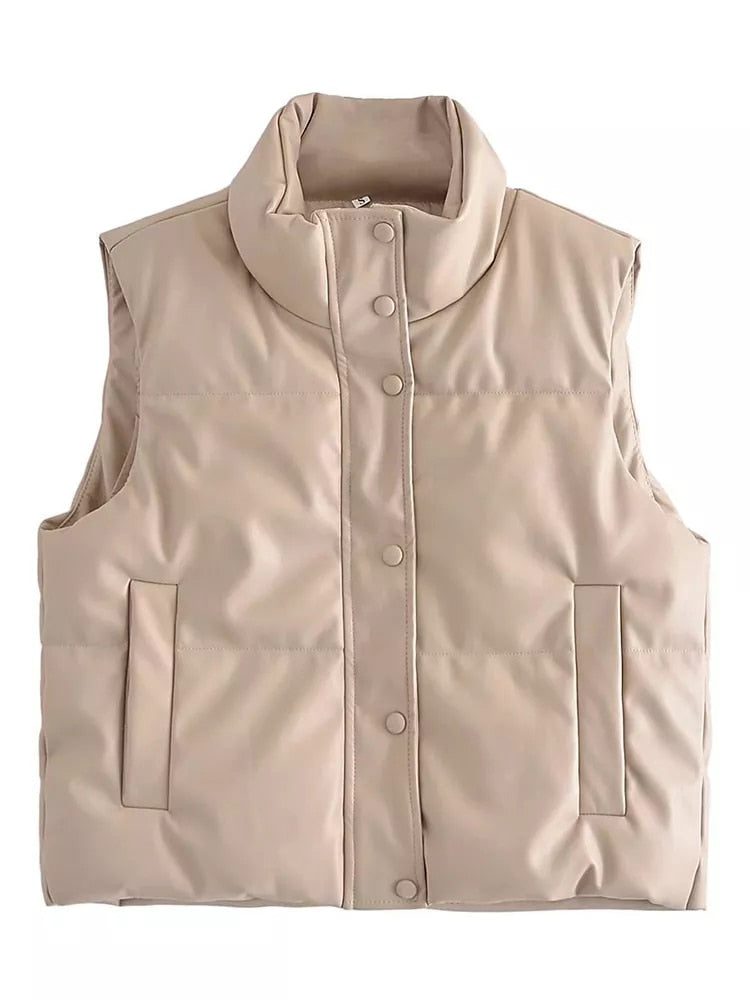 Lederjacke Mit Stehkragen