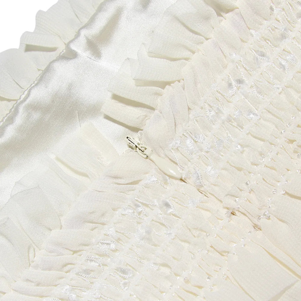 Maxi-Slipkleid Mit Plissierung