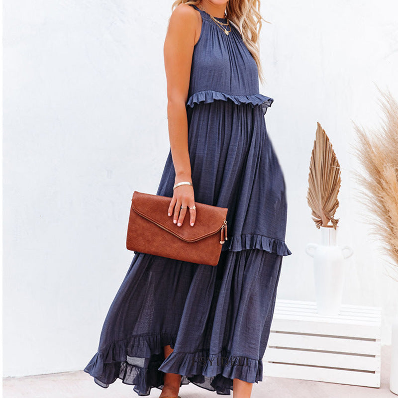 Geräumiges Maxi-Sommerkleid