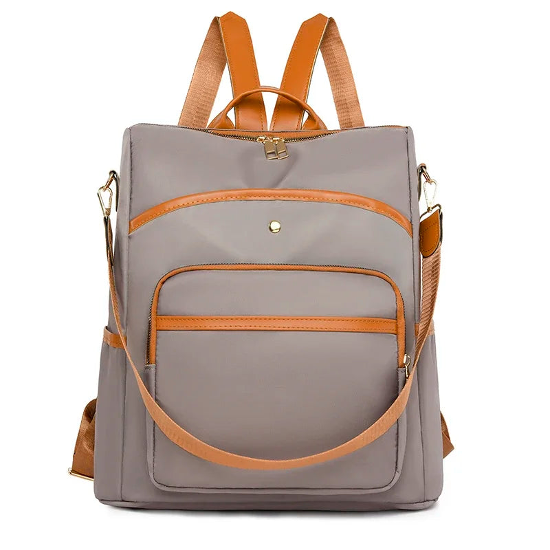 Reiserucksack Damen Nylon Wasserdichter Laptop-Rucksack