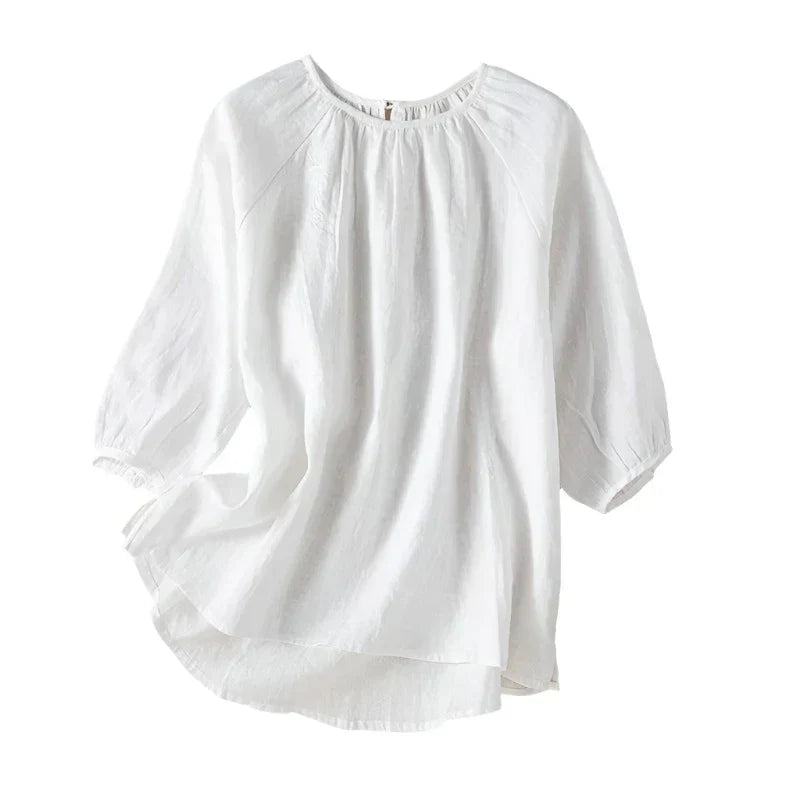 Stylische Rundhalsbluse