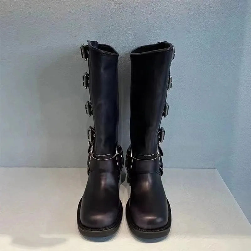 Elegante Stiefel İm Vintage-Design