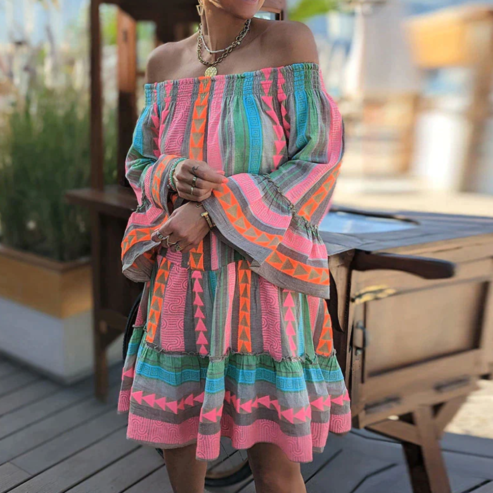 Trägerloses Sommerkleid