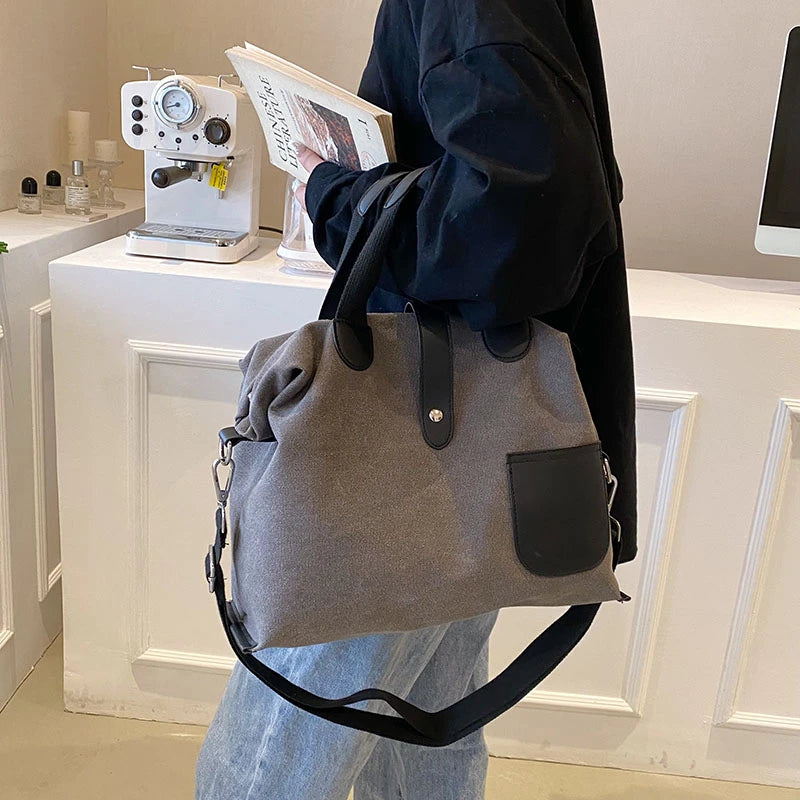Canvas-Tasche Mit Großem Fassungsvermögen Für Damen