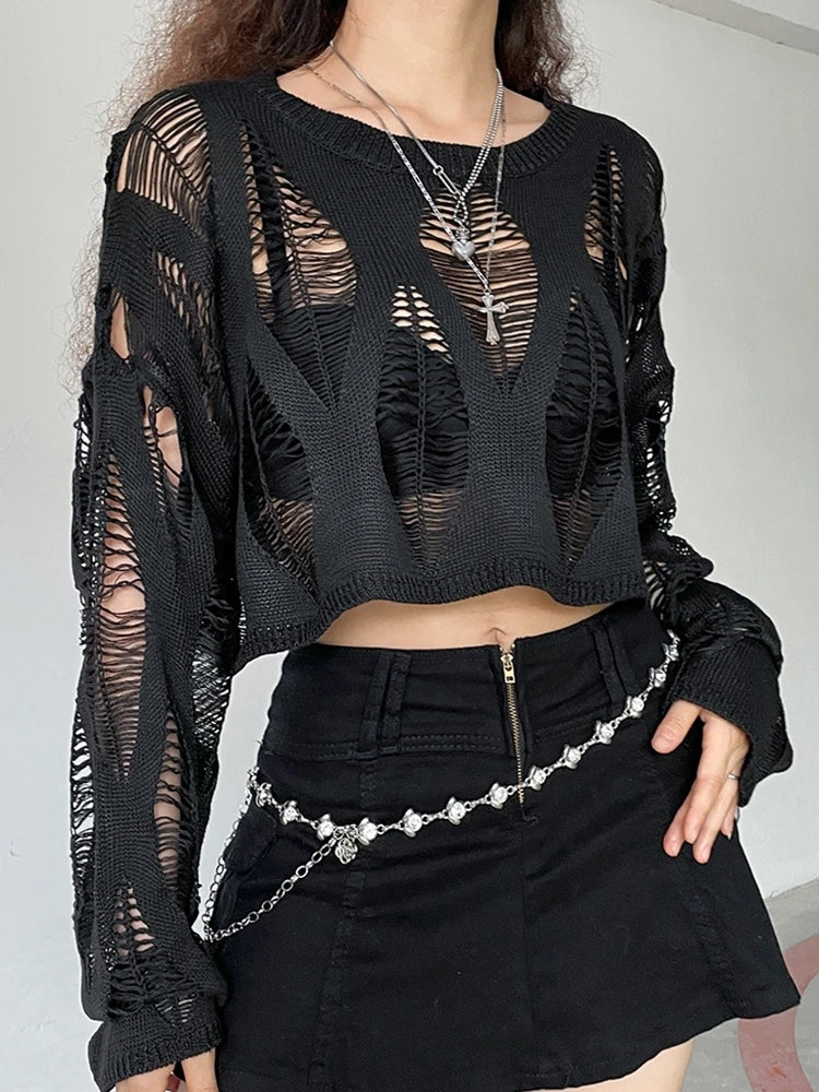 Bluse Mit Strickdetail
