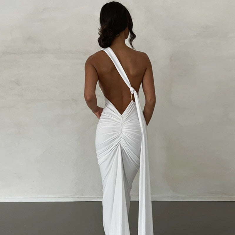 Elegantes Rückenfreies Maxikleid