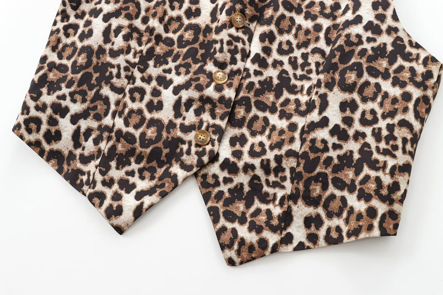 Weste Mit Leopardenmuster