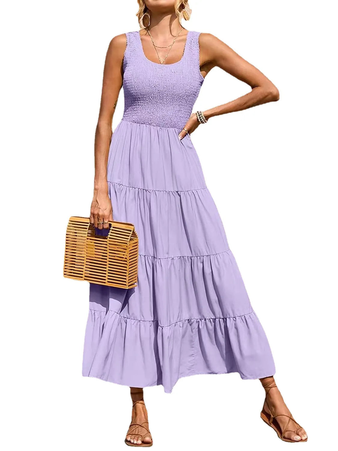 Fließendes Maxikleid İn A-Linie