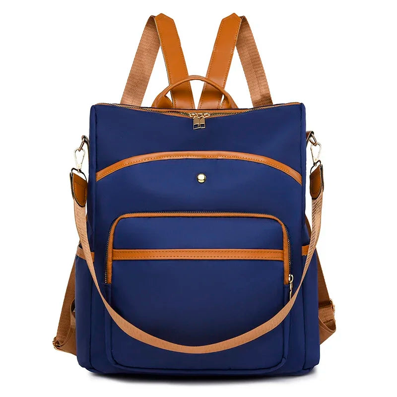 Reiserucksack Damen Nylon Wasserdichter Laptop-Rucksack