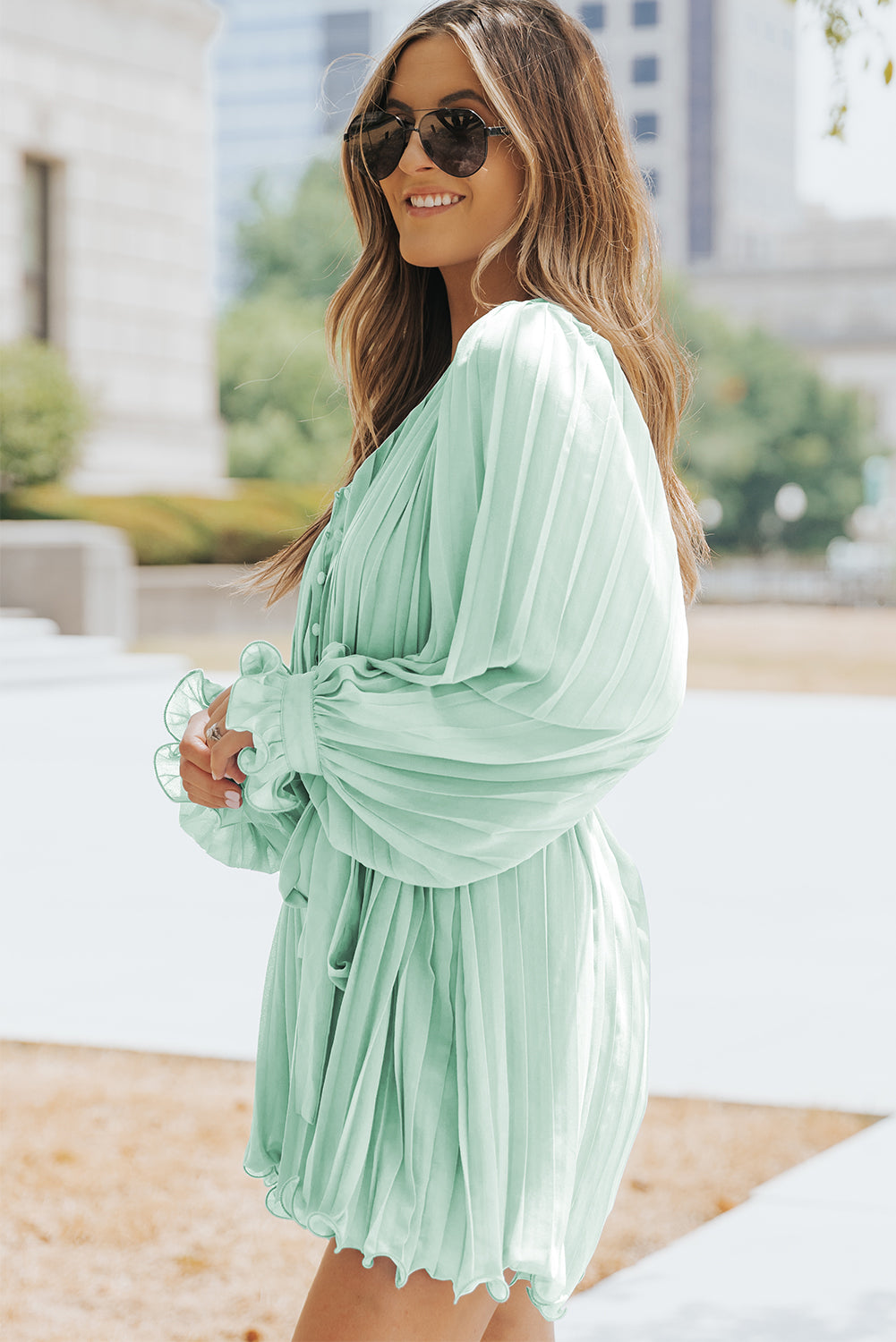 Stylischer Jumpsuit Mit Plissee-Detail