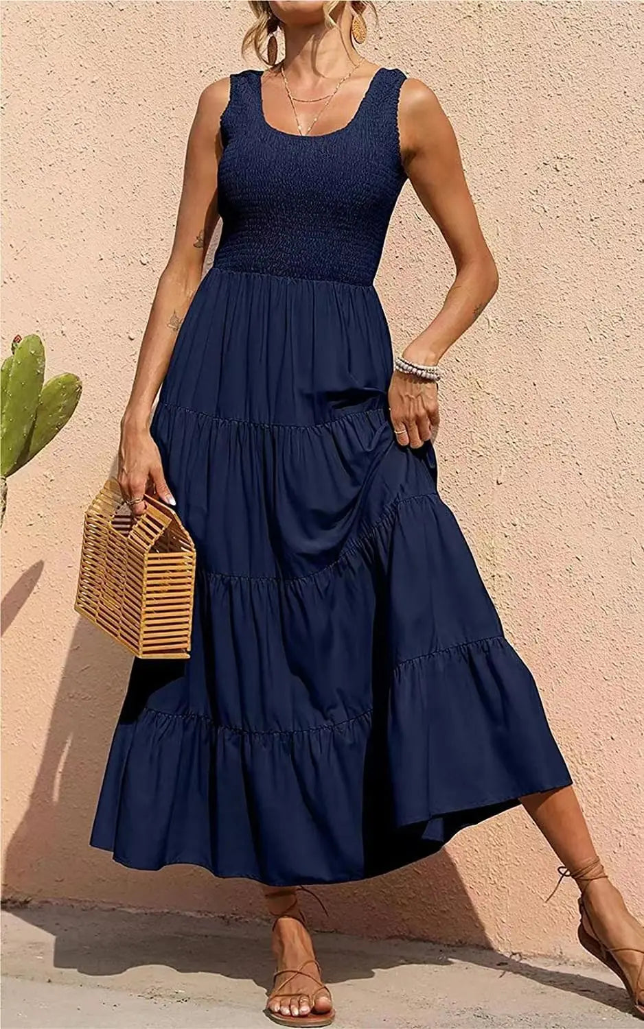 Fließendes Maxikleid İn A-Linie