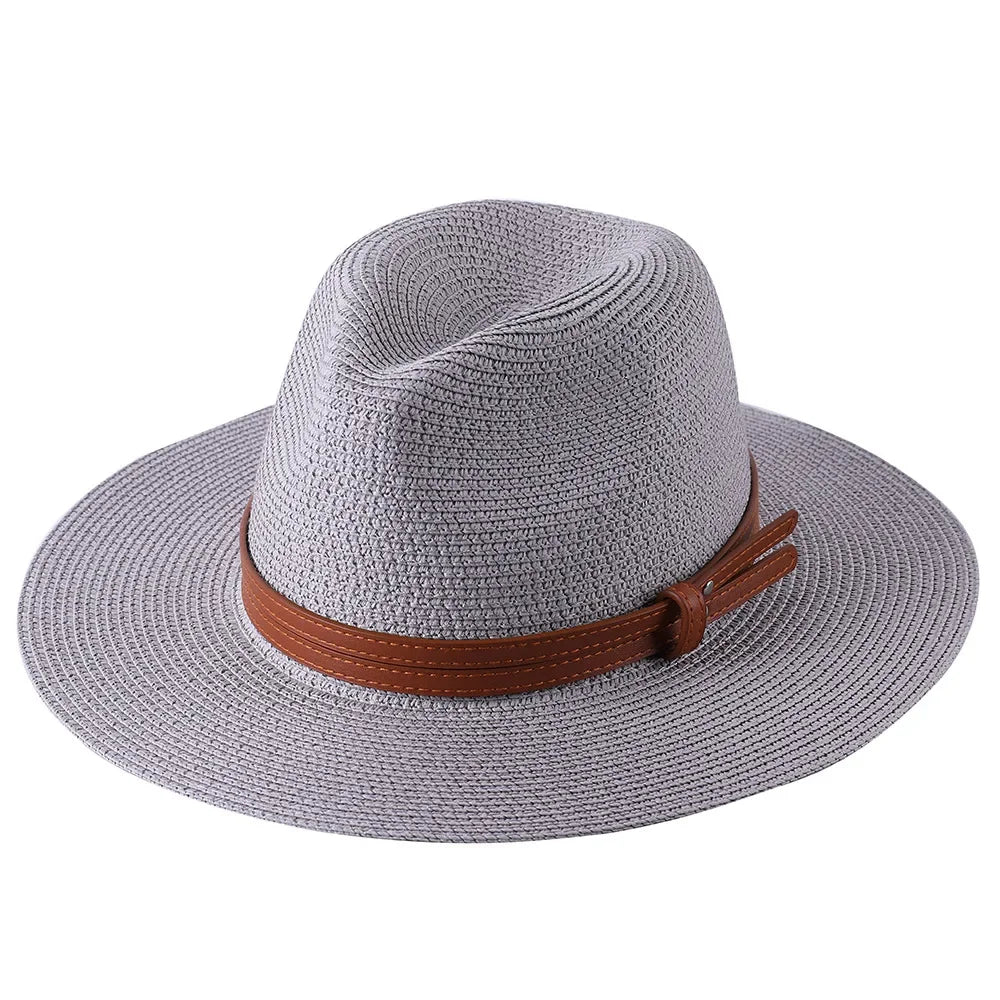 56–60 Cm Breiter Krempe, Sonnenschutz, Stroh-Strandhut Für Den Sommer
