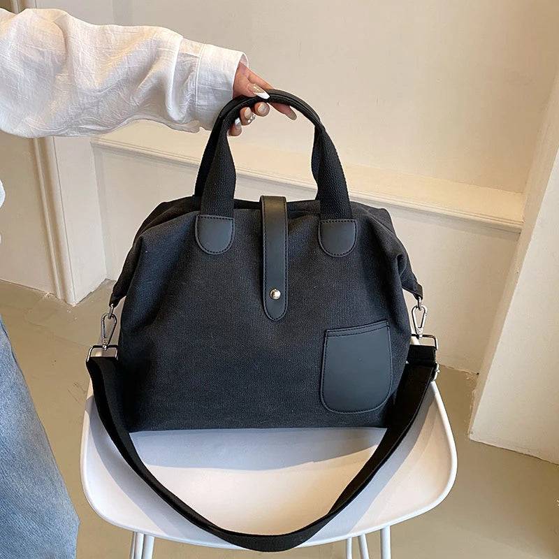 Canvas-Tasche Mit Großem Fassungsvermögen Für Damen