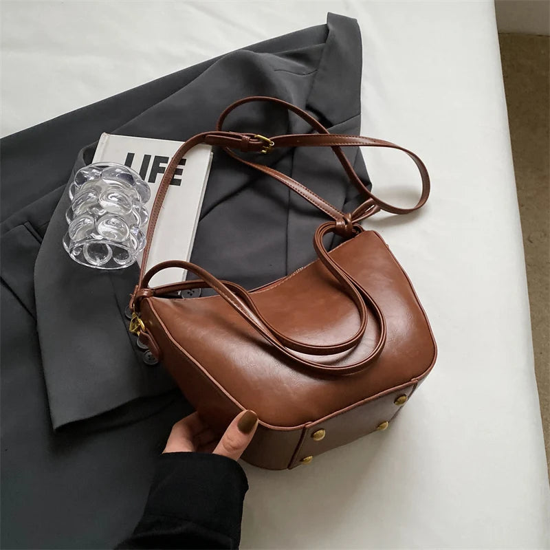 Elegante Designertasche Aus Leder